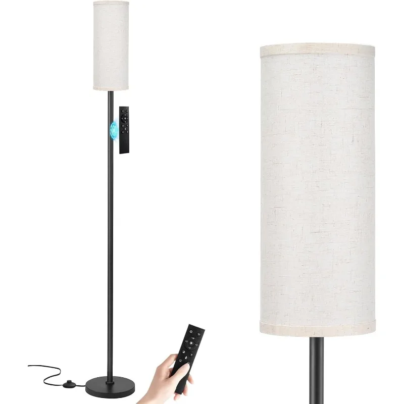 Modern arc lamp styled with complementary furniture for maximum visual impact