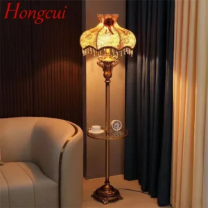 Elegant Metal Arc Floor Lamp with Fabric Shade for Living Room