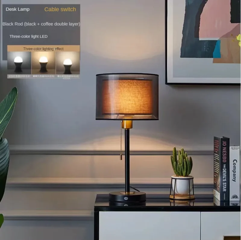 Modern Black Metal Arc Floor Lamp with Remote Control for Living Room - Image 9