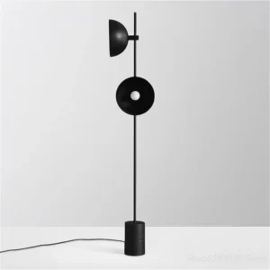 Modern Metal Arc Floor Lamp with Downlight for Living Room & Loft Decor