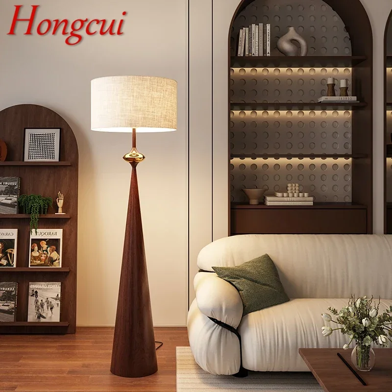 Contemporary arc floor lamp creating a stylish focal point in modern living space