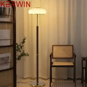 Contemporary Black Iron Arc Floor Lamp with Fabric Shade for Living Room