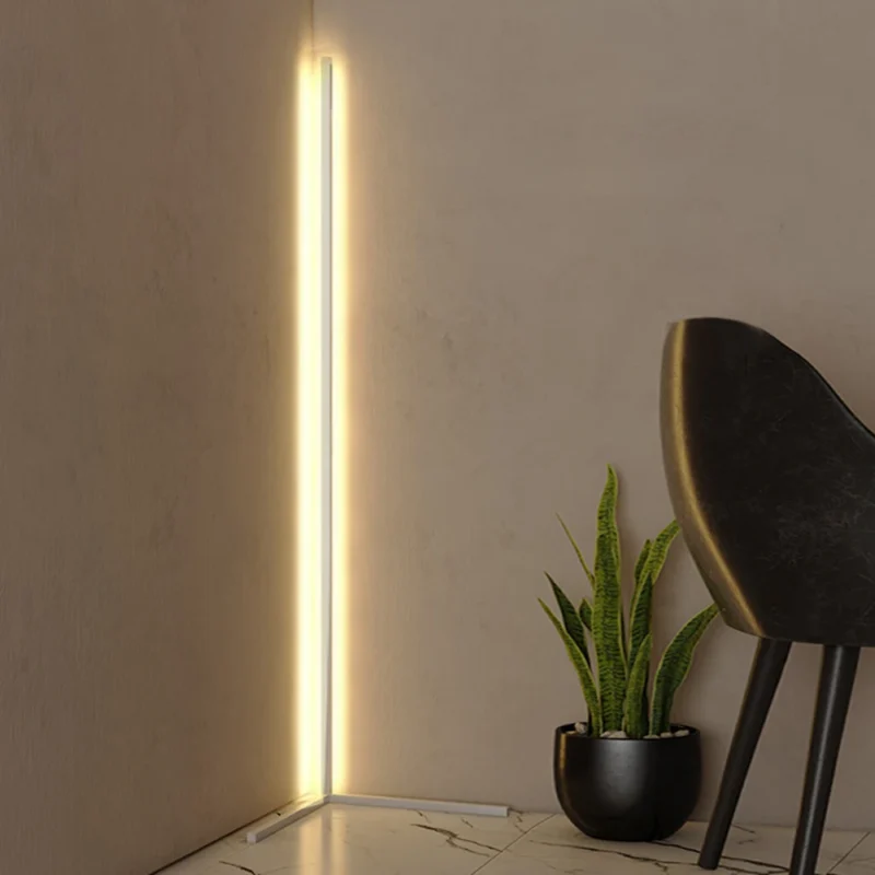 Modern RGB Arc Floor Lamp with Remote Control Dimmable LED for Living Room - Image 5