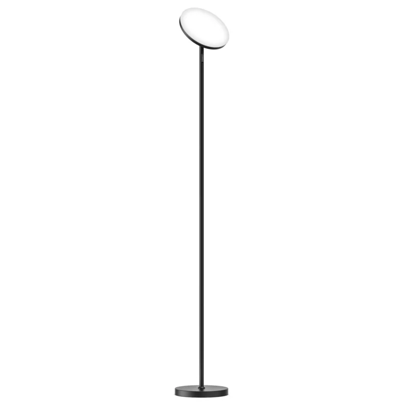 Modern LED Torchiere Floor Lamp with Remote Control and Dimming for Living Room - Image 7