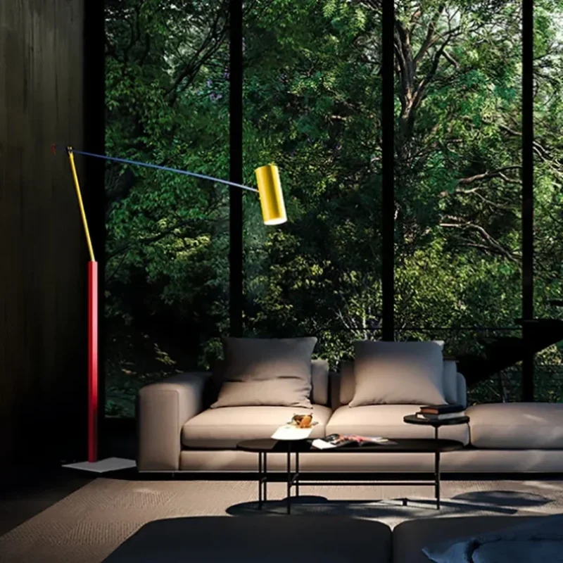Modern Rainbow Arc Floor Lamp with Adjustable Height for Kids Bedroom - Image 4