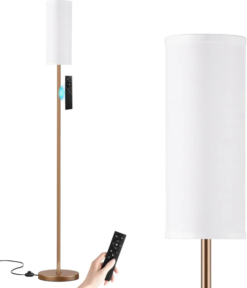 Modern Remote Control Arc Floor Lamp with Dimmable Settings for Living Room - Image 14