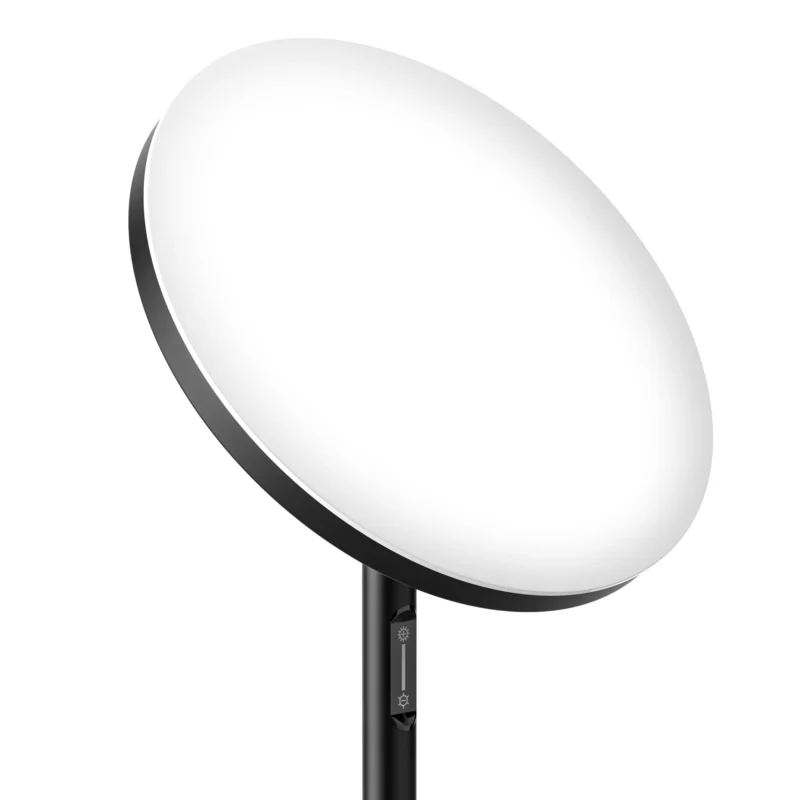 Modern LED Torchiere Floor Lamp with Remote Control and Dimming for Living Room - Image 6