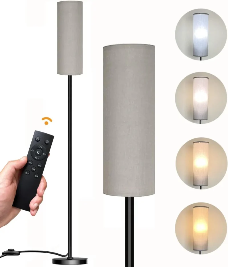 Modern LED Arc Floor Lamp with Remote Control and Dimmable Light for Living Room - Image 11