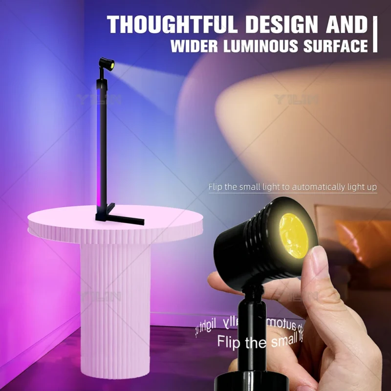 Modern RGBIC Smart LED Floor Lamp with Music Sync and Remote Control - Image 4