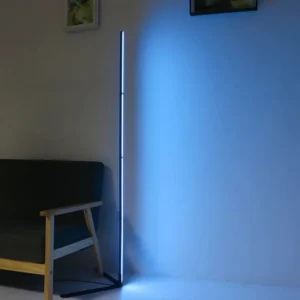 Modern RGB LED Arc Floor Lamp with Remote Control & Smart App for Living Room