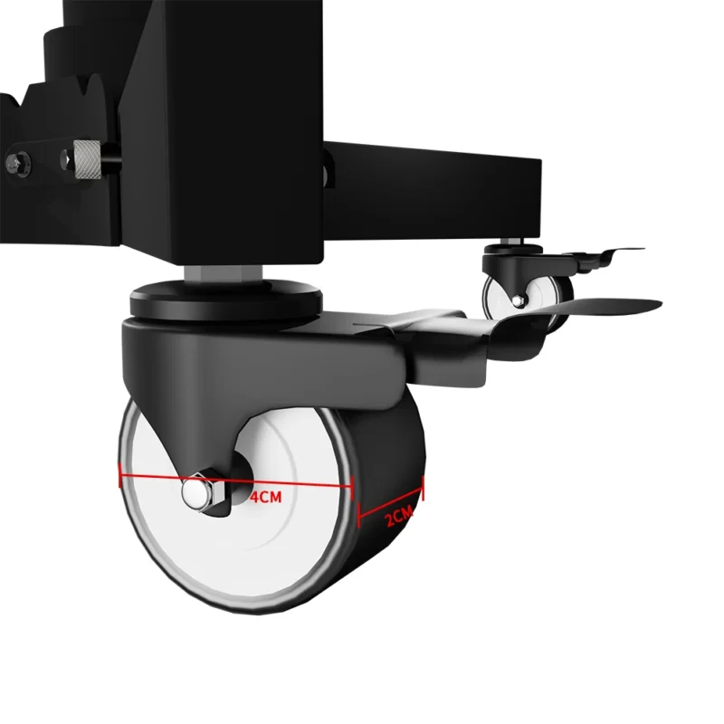Professional Metal Photography Arc Floor Stand with Wheeled Base for Studio Lighting - Image 6