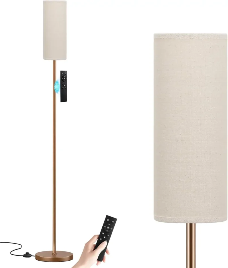 Modern Remote Control Arc Floor Lamp with Dimmable Settings for Living Room - Image 10