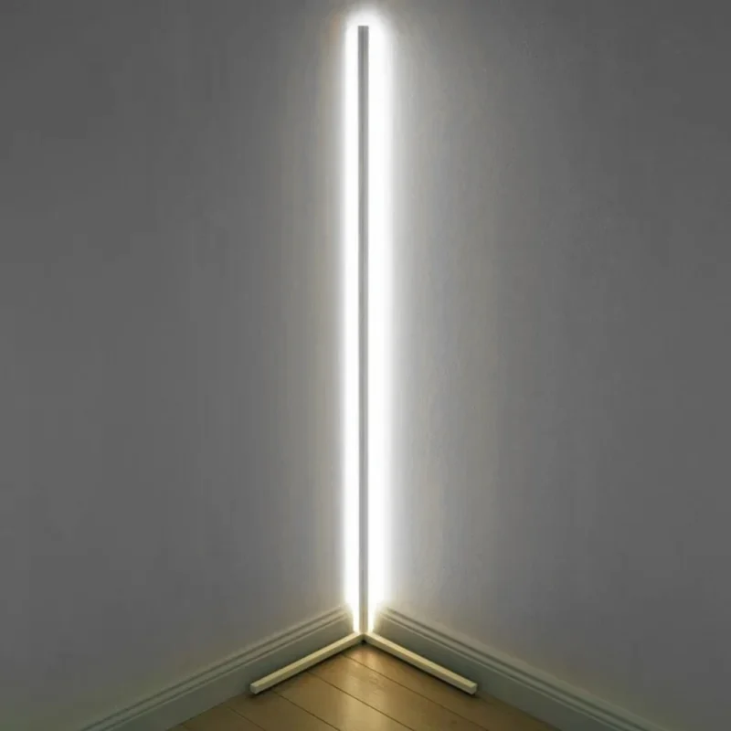 Modern RGB Arc Floor Lamp with Remote Control Dimmable LED for Living Room - Image 2