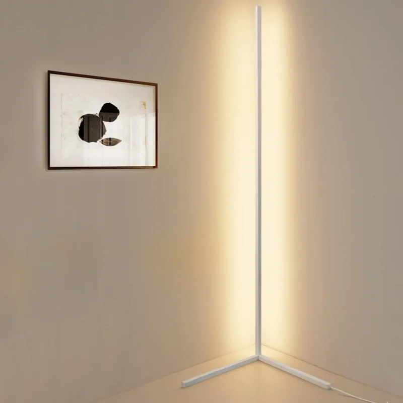 Modern RGB Arc Floor Lamp with Remote Control Dimmable LED for Living Room - Image 8